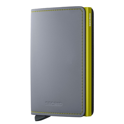 Secrid Miniwallet Matte grey & lime