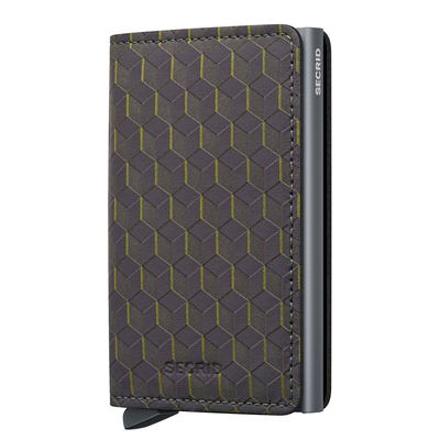 Secrid Slimwallet Optical grey-yellow