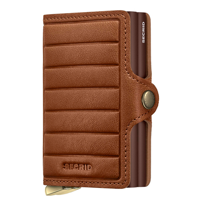 Secrid Twinwallet Emboss Lines cognac