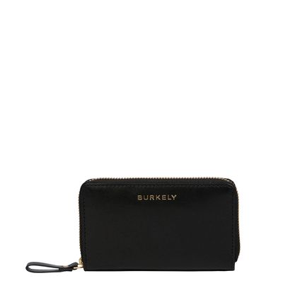 Burkely Vintage Veda Medium Zip Around Wallet black
