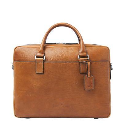 Castelijn & Beerens Rick Laptopbag 15.6" RFID light brown