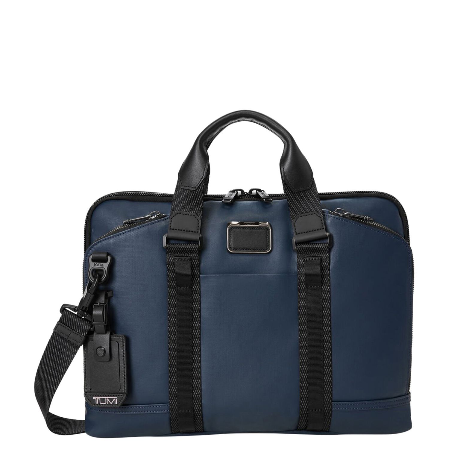 Tumi Alpha Bravo laptoptas blauw