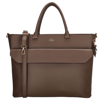 Charm London Cambridge Laptopbag mocha