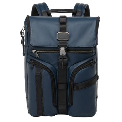 Tumi Alpha Bravo Surveillance Backpack navy coated