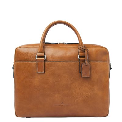 Castelijn & Beerens Peter Laptopbag 15.6" RFID light brown