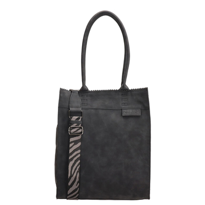 Zebra Trends Natural Bag Merel Kartel Shopper black