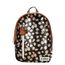 Zebra Trends Girls Backpack M black flowers