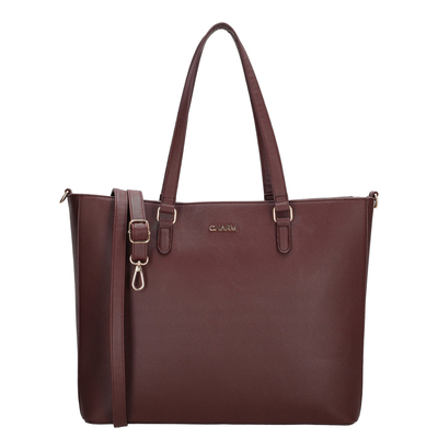 Charm London Birmingham Shopper red