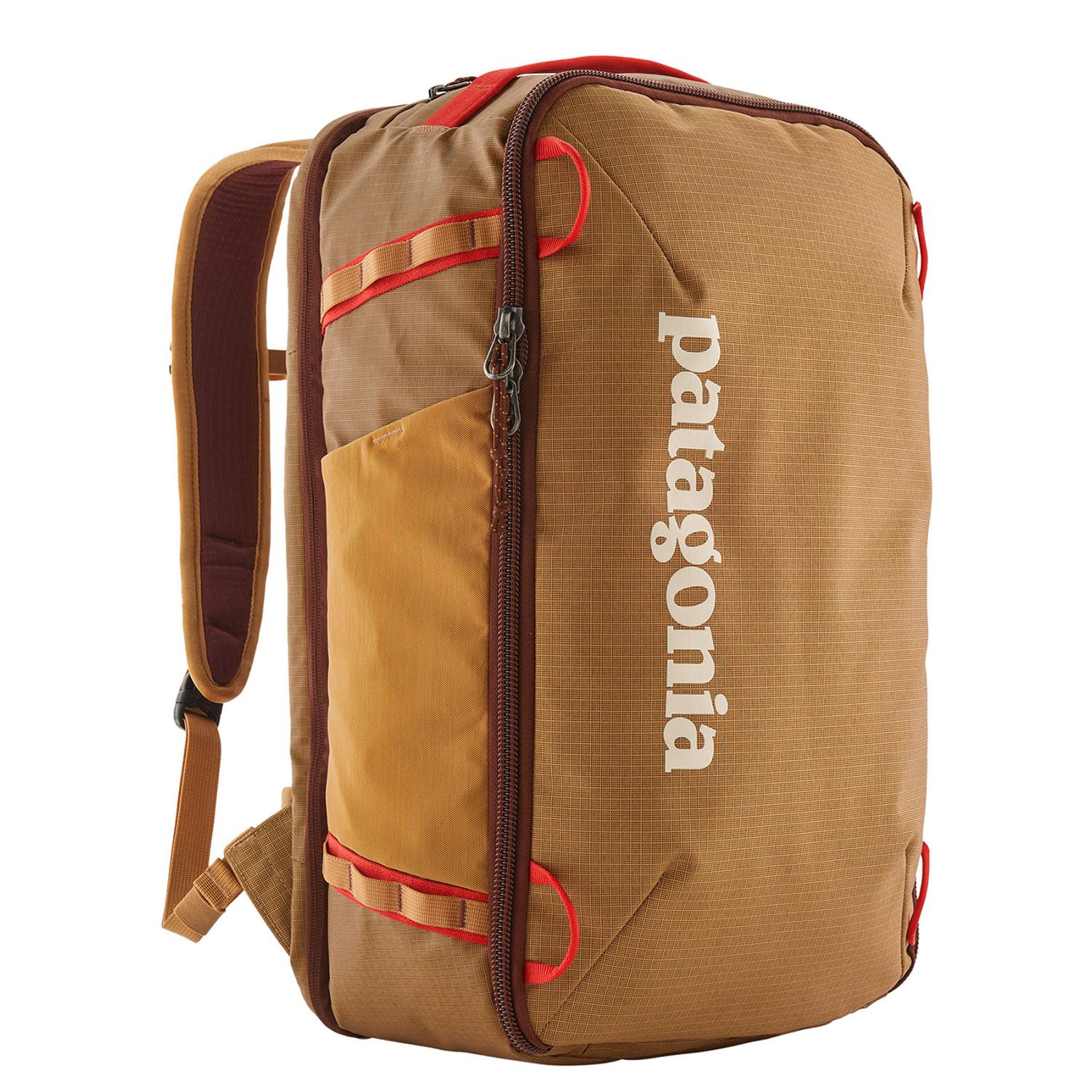 Patagonia Black Hole rugzak zwart en goud