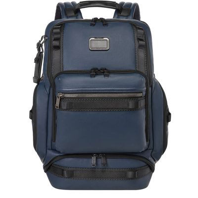 Tumi Alpha Bravo Renegade Backpack navy coated