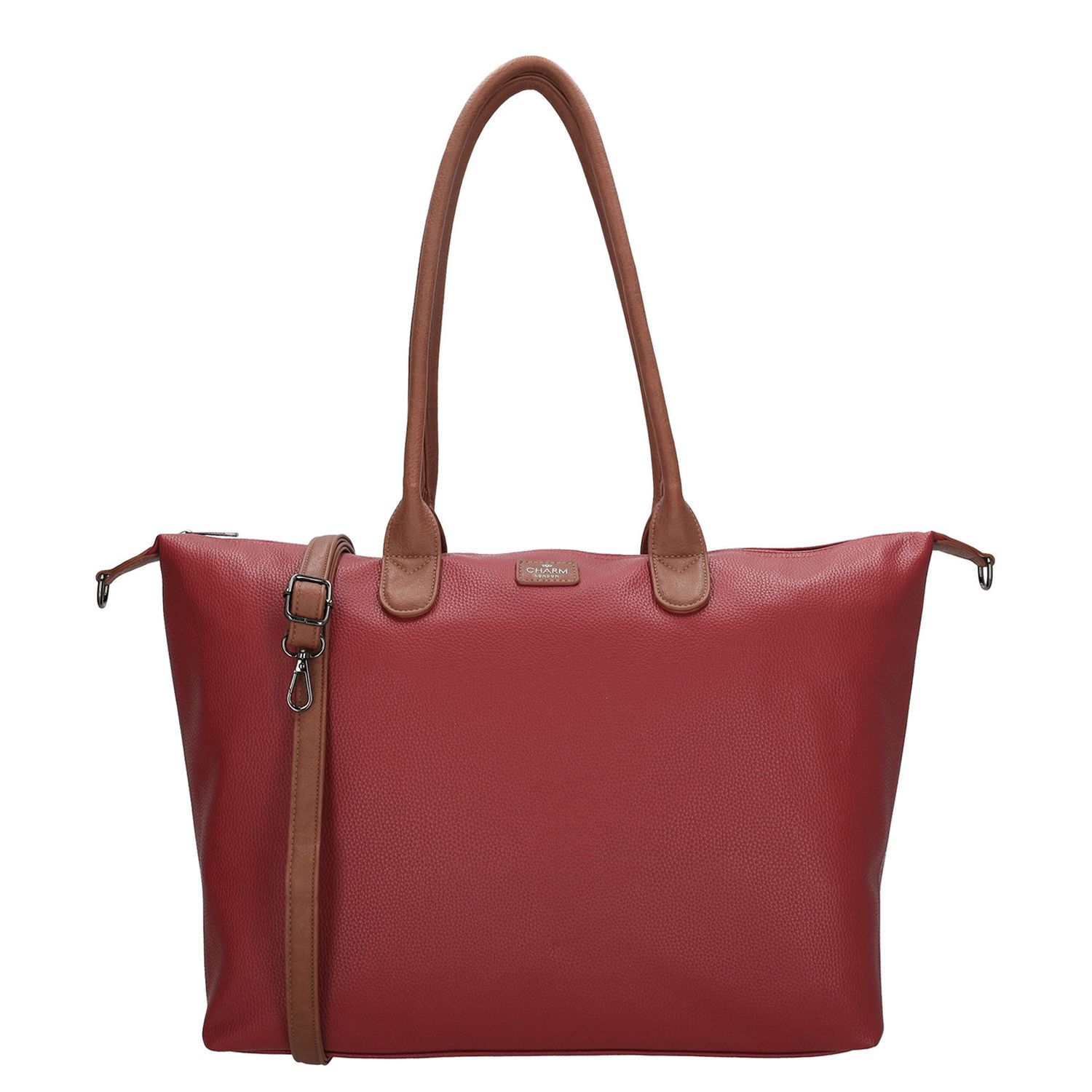 Charm London laptoptas rood
