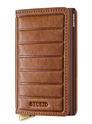 Secrid Slimwallet Emboss Lines V2 cognac