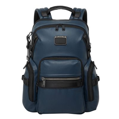 Tumi Alpha Bravo Navigation Backpack navy coated