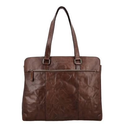 Hide & Stitches Westland Laptopbag dark brown
