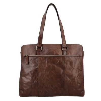 Hide & Stitches Westland Laptopbag dark brown