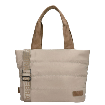 Zebra Trends Elske Puffer Small Shopper light taupe