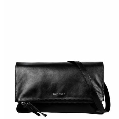 Burkely Creased Crystel Satchel Bag black