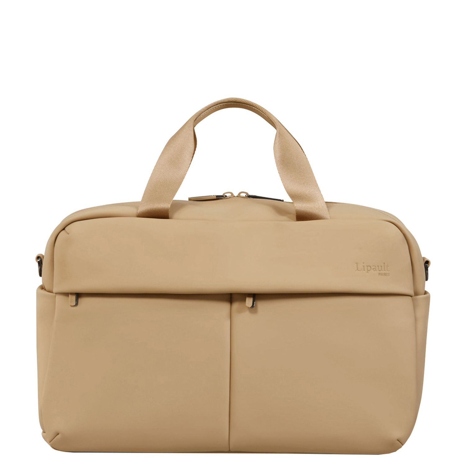 Lipault weekendtas bruin en beige