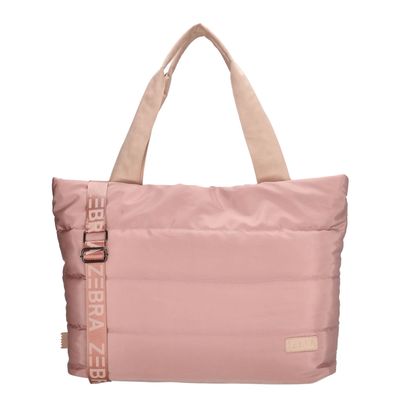 Zebra Trends Elske Puffer Mom Bag old rose