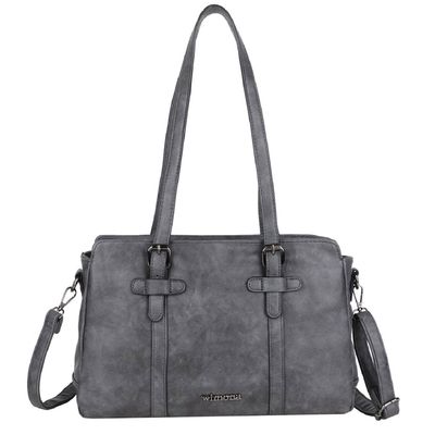 Wimona Angelina Dames Shoulderbag grey