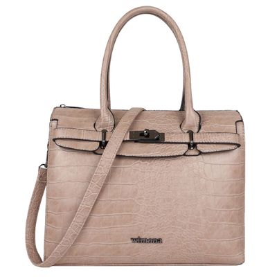 Wimona Liona Dames Laptopbag taupe