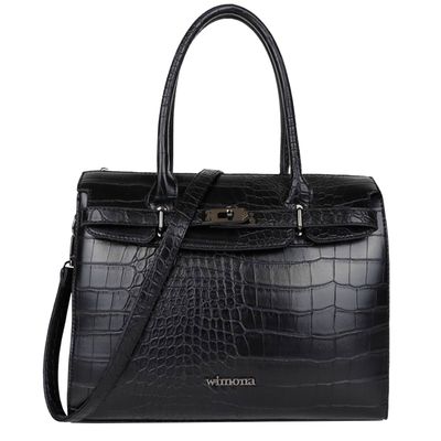 Wimona Liona Dames Laptopbag black