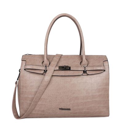 Wimona Sofia Dames Laptopbag taupe