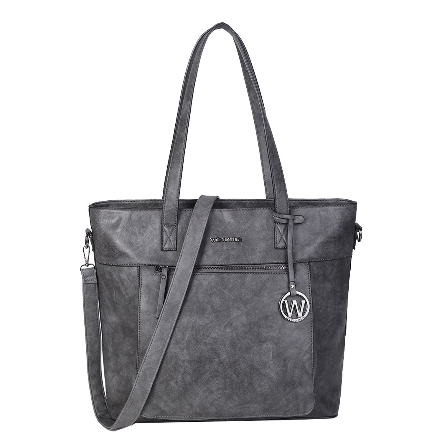 Wimona schoudertas grijs