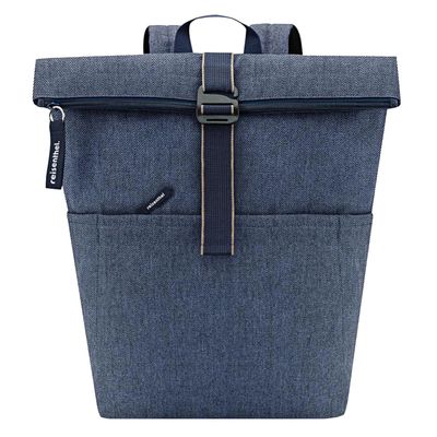 Reisenthel Rolltop Backpack herringbone dark blue
