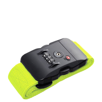 Travelbags Travel Accessories TSA Luggage Strap lime green