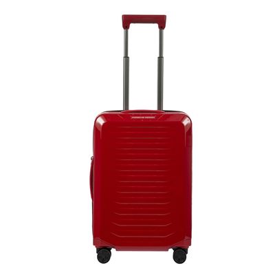 Porsche Design Roadster Hardcase 4 Wheel Cabin Trolley carmine red shiny
