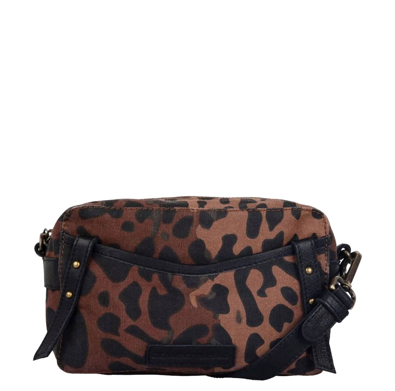 Cowboysbag crossbodytas zwart en multicolor