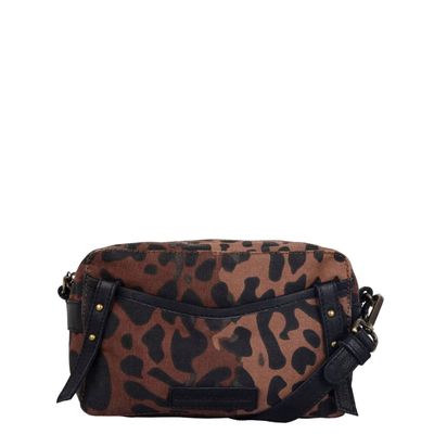Cowboysbag Herrling Crossbody lazy leopard/ black