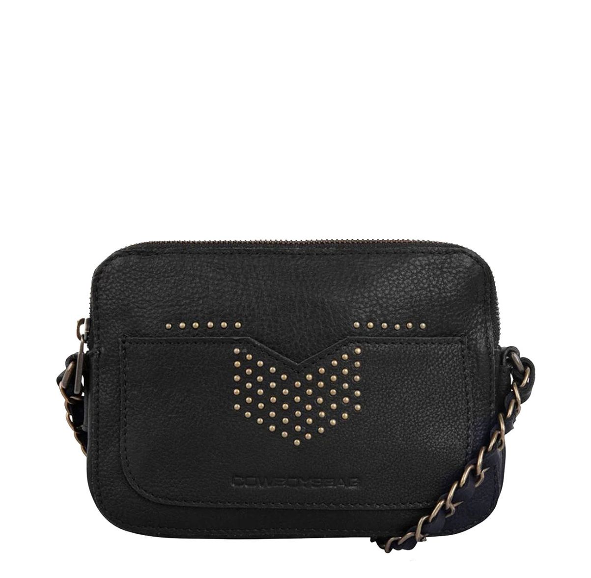 Cowboysbag crossbodytas zwart