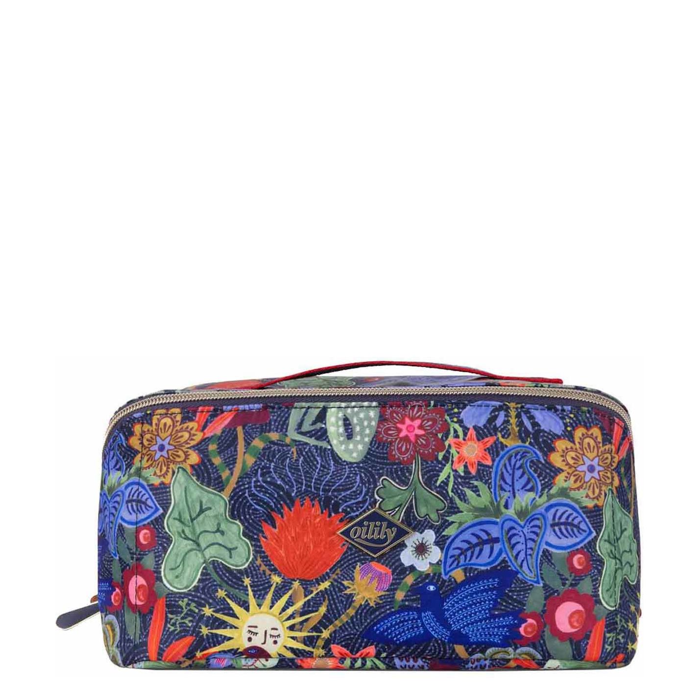 Oilily toilettas blauw en multicolor