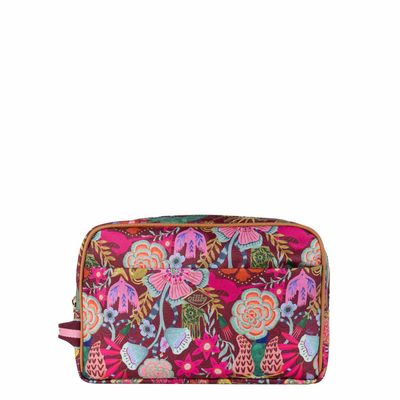 Oilily Cloe Pocket Cosmetic Bag cabernet