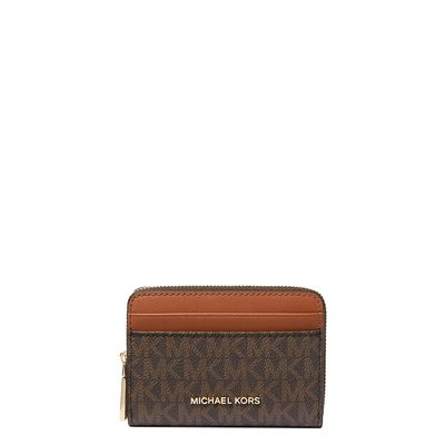 Michael Kors Jet Set SM Za Coin Card Case brn/acorn