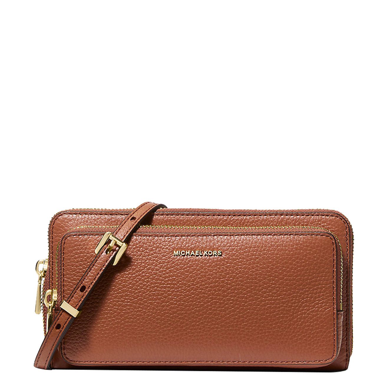 Michael Kors Jet Set crossbodytas bruin