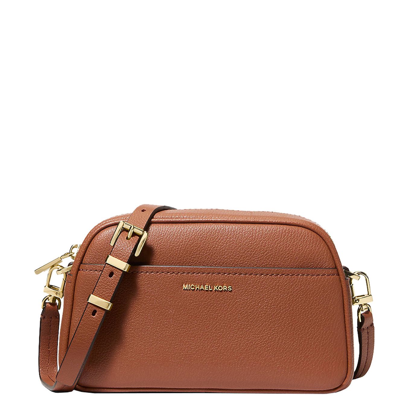 Michael Kors Jet Set crossbodytas bruin
