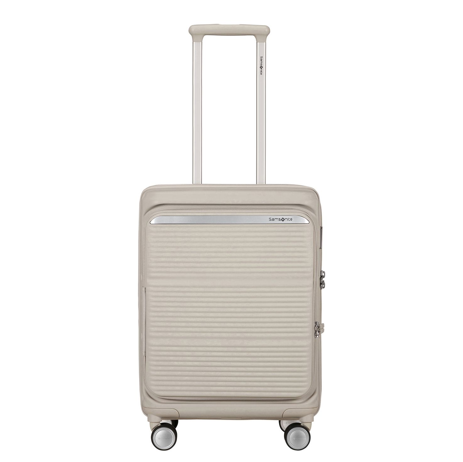 Samsonite Paralux HS Spinner 55 Expandable stone grey hardcase koffer