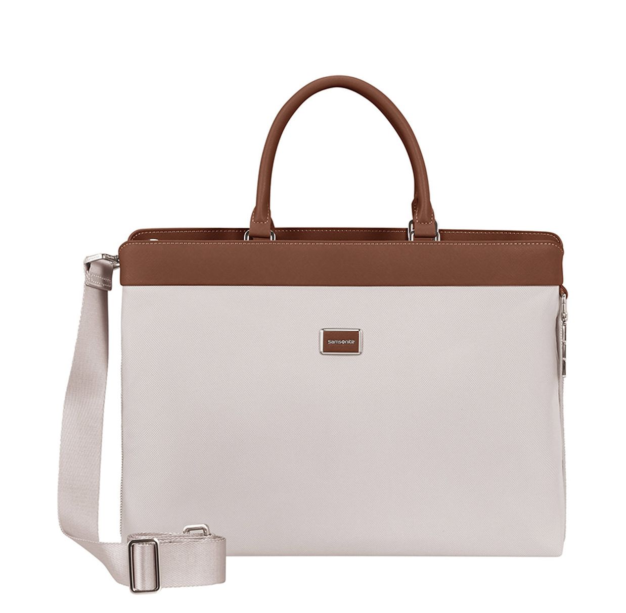 Samsonite Image Biz Briefcase 15.6" ivory schoudertas heren