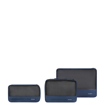 Samsonite TA Revolution Set Of 3 Packing Cubes midnight blue