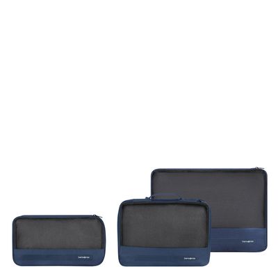 Samsonite TA Revolution Set Of 3 Packing Cubes midnight blue