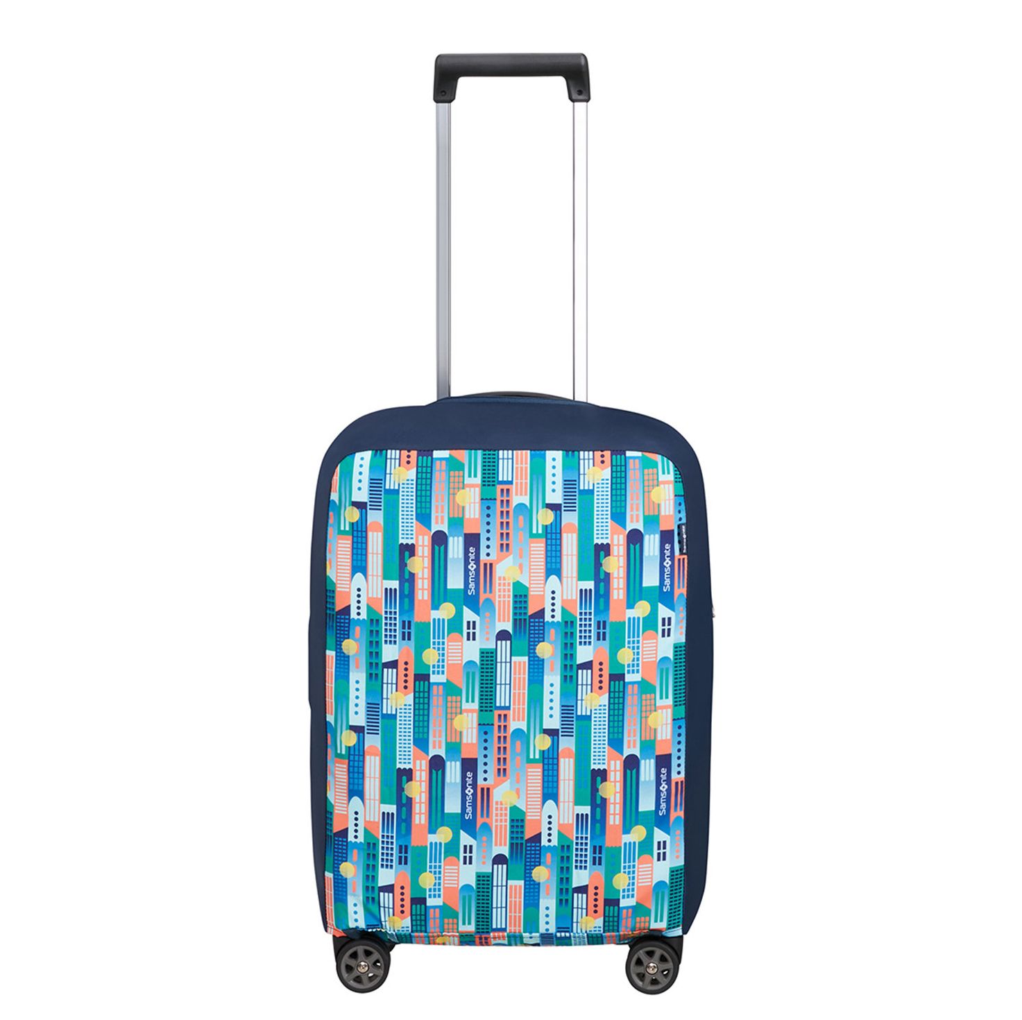 Kofferhoes Samsonite TA Revolution vouwbaar Luggage Cover S city print