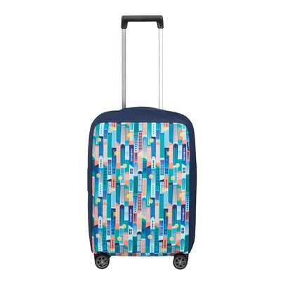 Samsonite TA Revolution Foldable Luggage Cover S city print