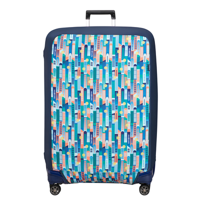 Samsonite TA Revolution Foldable Luggage Cover XL city print