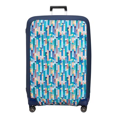 Samsonite TA Revolution Foldable Luggage Cover XL city print