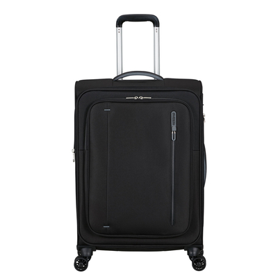 American Tourister Cloudrider Spinner M Expandable TSA jet black
