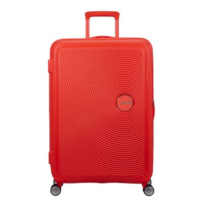 American Tourister Soundbox Spinner 77/28 TSA Expandable neon orange