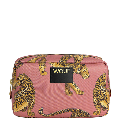 Wouf Blush Leopard Toiletry Bag multi